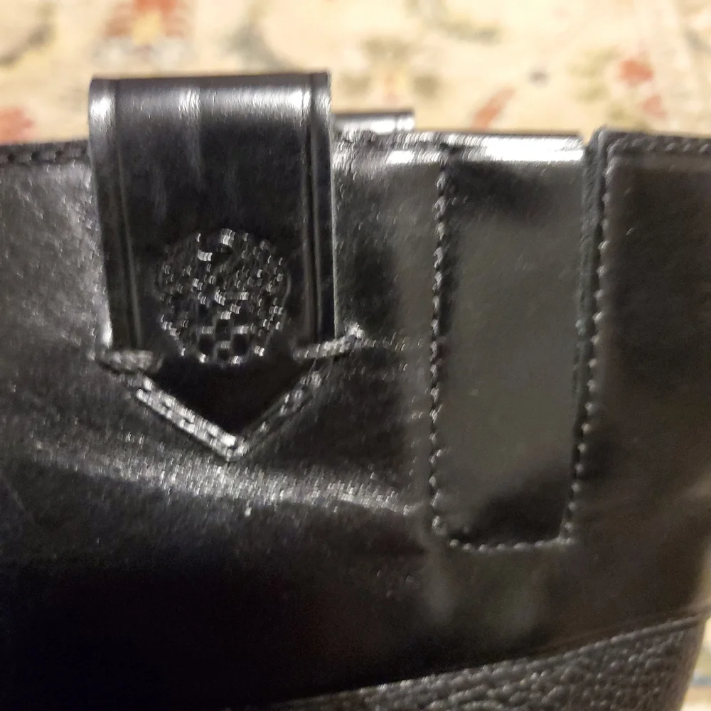 VINCE CAMUTO Selpisa 2 Tall Leather Wide Calf Boots
